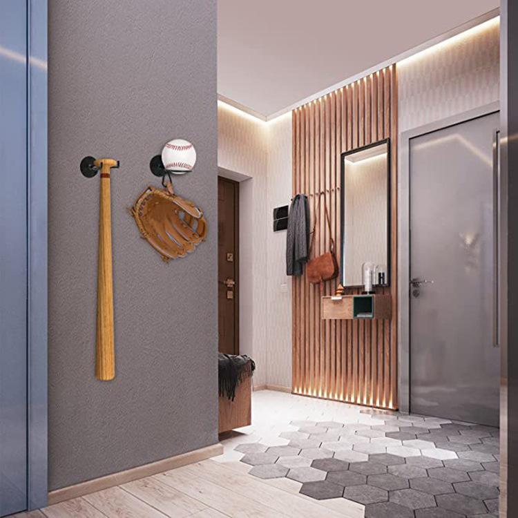 Product Introduction of Shein Amazon Cross-Border Hot-Selling Wall-Mounted Baseball Storage Rack Golf Baseball Storage Rack Display Rack 6