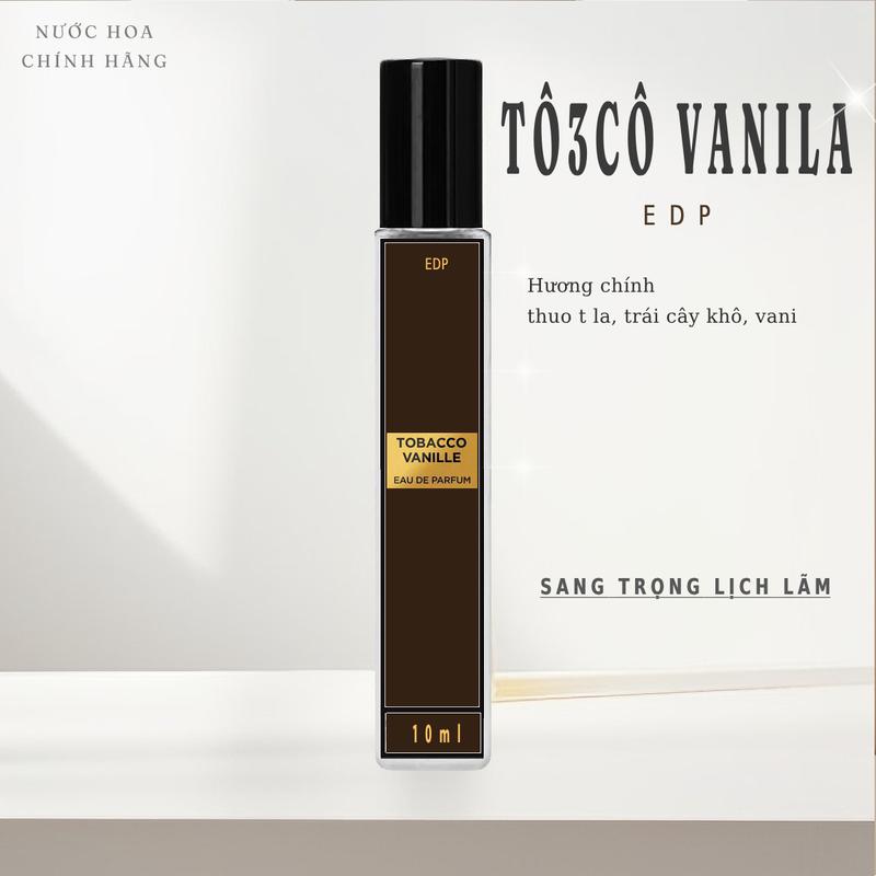 TOMPHO TÔ3CÔ VANILE EDP Au Nước Hoa Nam 10ml Perfume Xịt Thơm