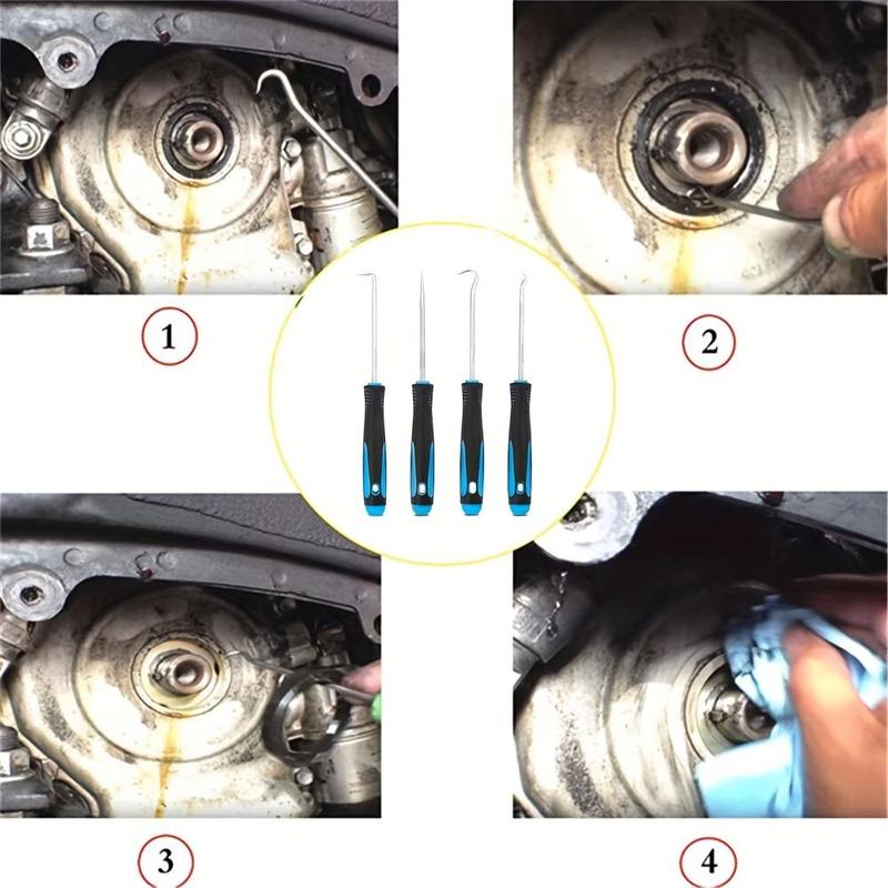 Product Introduction of Car Oil Seal Hook Set, Oil Seal O-ring Pick Tools, Professional Disassembly Tools, Assembly & Disassembly Tools for Car Repair 2