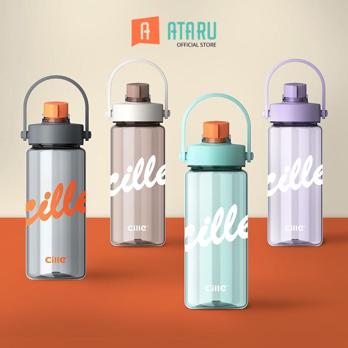 Gambar Ataru Botol Minum Tritan Cille 1.2 ltr Random Tumbler Botol Air Tempat Minum Botol Minuman Water Bottle Tumbler Minum Tambler dari Ataru_NEW Kota Administrasi Jakarta Selatan Tokopedia