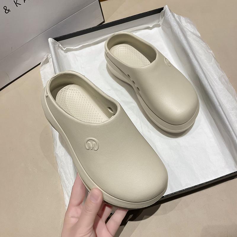 Product Introduction of Muse giày Sandals Nữ Sandals Ngón Chân Cái Trắng Nền Đế Chống trượt EVA Chiều cao Mềm & Gia Cố 122503 12