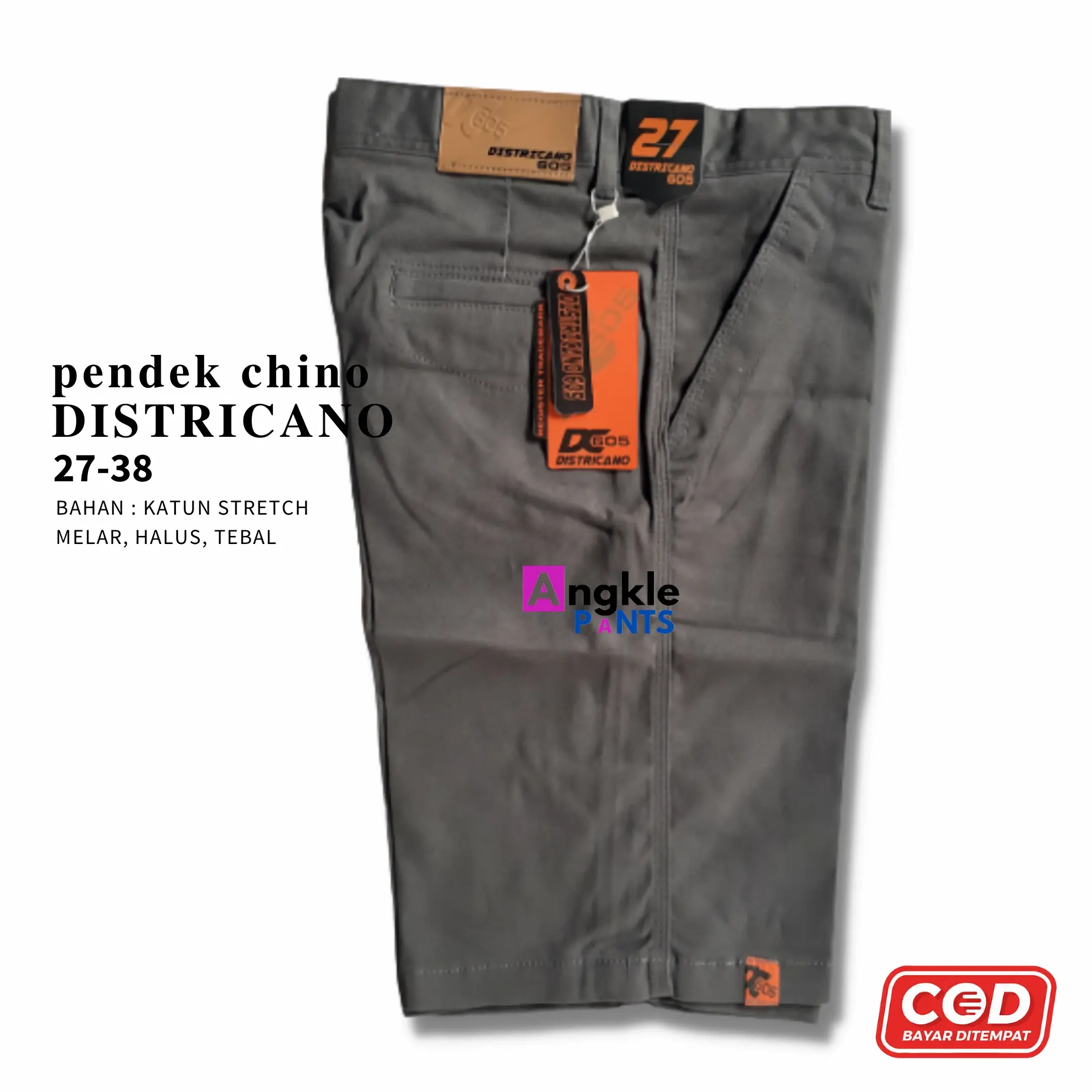 CELANA PENDEK CHINO | DISTRO | SURFING | JUMBO | PRIA BAHAN KATUN STRETCH HITAM PANJANG   SHORT SANTAI COWOK DEWASA CARGO ABU NAVY