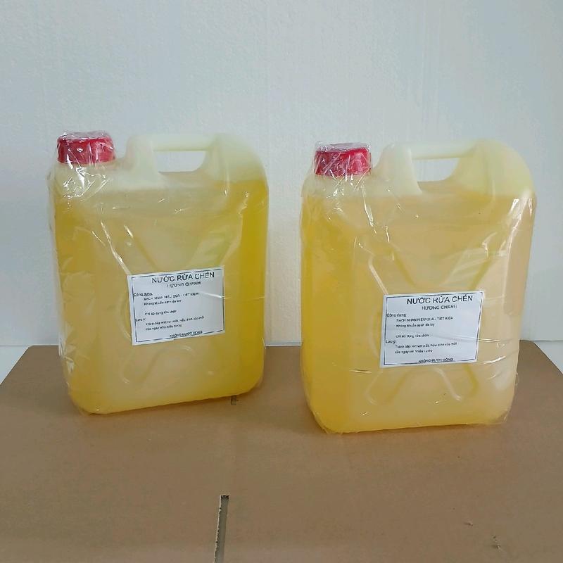 [5 lít] Nước rửa chén HƯƠNG Chanh Can 5 Lít Đậm Đặc sạch bóng 6