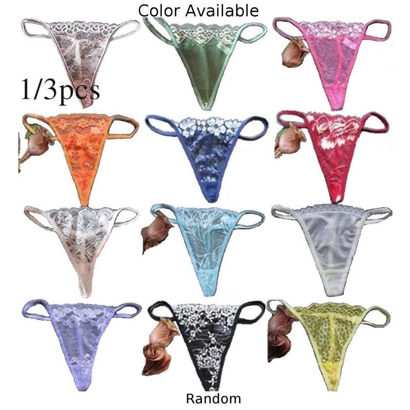Sexy Lace  Thongs Lingerie G-string Panties V-string Knickers Underwear briefs 0