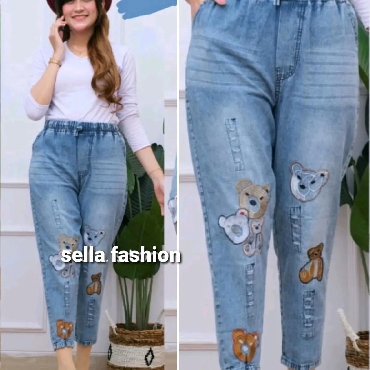 CELANA JEANS WANITA KEKINIAN Panjang