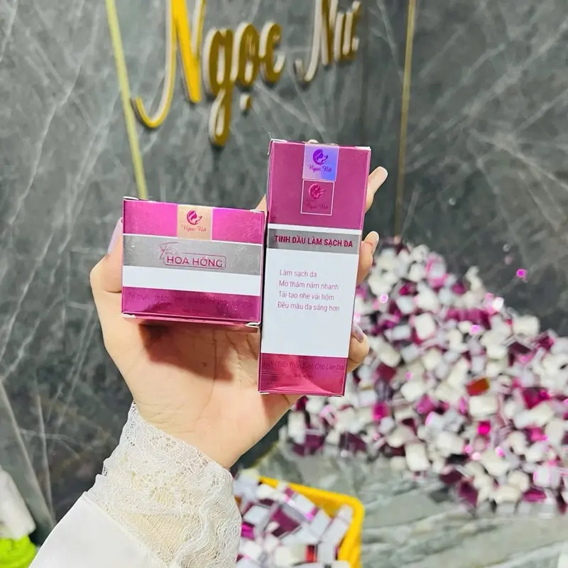 Bộ Kem Face Hoa Hồng Ngọc Nữ