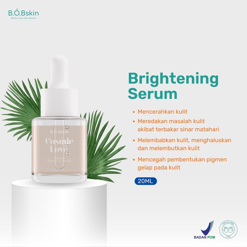 Product Introduction of Serum Wajah Kusam Brightening Glowing Mencerahkan k BPOM Cosmic Love BOBSKIN Glow up face 1