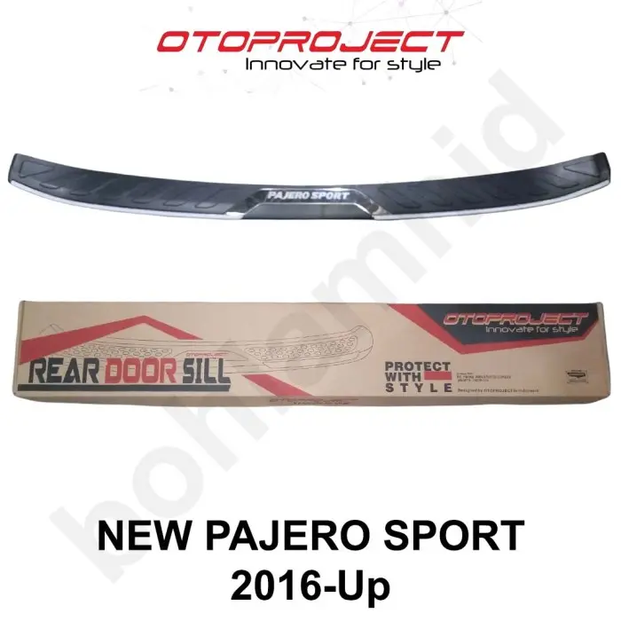 Sill Plate Bagasi NEW PAJERO SPORT Otoproject Rear Door Sill Plate - List Chrome