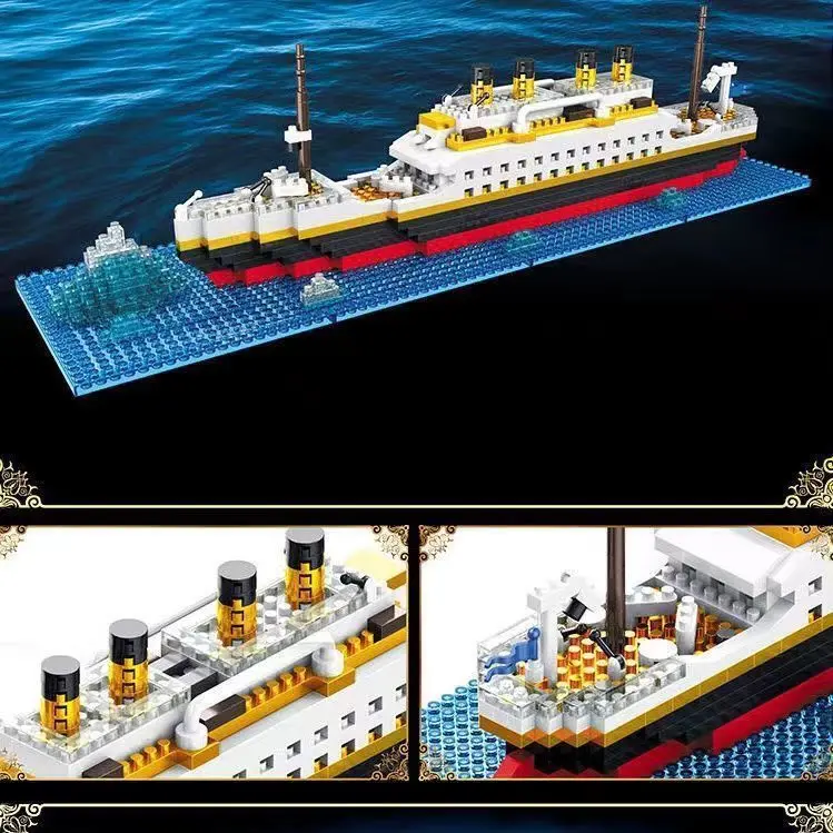 Khối Xây Dựng, Tương Thích Với Lego, Khó Khăn Cao, Hạt Nhỏ Lớn, Thích Hợp Cho Bé Trai, Đồ Chơi Lắp Ráp, Quà Tặng Ngày Lễ Tháo Lắp Bộ Lắp Ráp Toy Xếp Hình 3