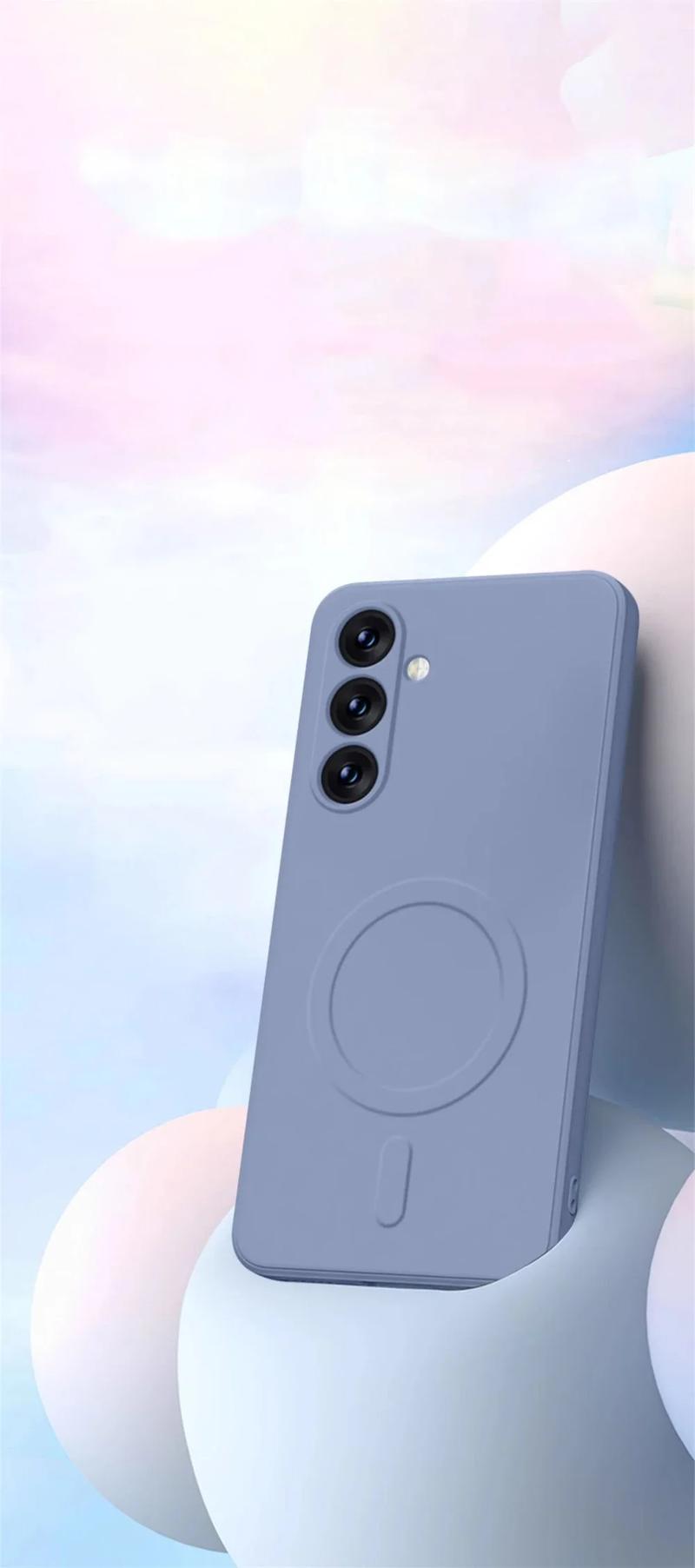 Product Introduction of Original Liquid Silicone Magnetic Wireless Charge Case For Samsung Galaxy S25 S24 Ultra S23 S22 S21 For Magsafe Shockproof Cover 5