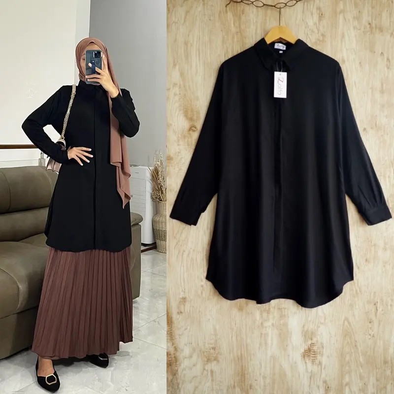 Zalfaoutfit ALINA tunik kerja rayon polos 1