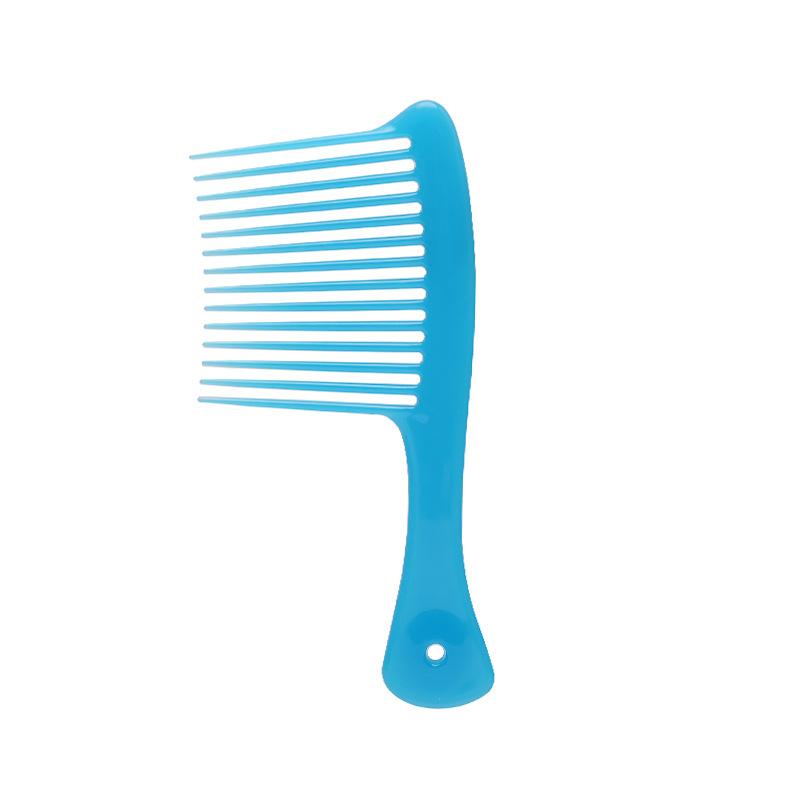 Product Introduction of Large Wide Tooth Comb Handle Detangling Reduce Hair Loss Comb Pro Female Smooth Hairbrush Hairdressing Salon Dyeing Styling Tool 7