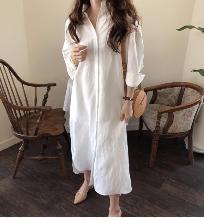 Product Introduction of RED Dress Kemeja Leisis Oversize 1223/Long Tunik Wanita/Cardigan Panjang kekinian Casual look 7