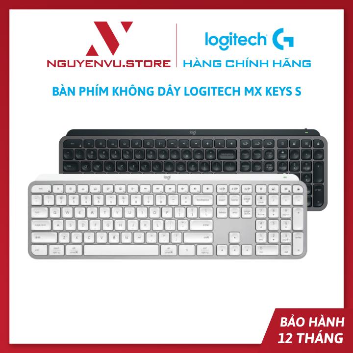 Bàn Phím Không Dây Logitech MX KEYS S - Hàng Chính Hãng