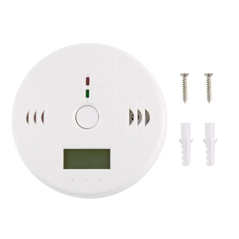 Alarm Alat Deteksi Kebakaran / Carbon Monoxide Smoke Alarm Detector Baterai Karbon Sensor 0