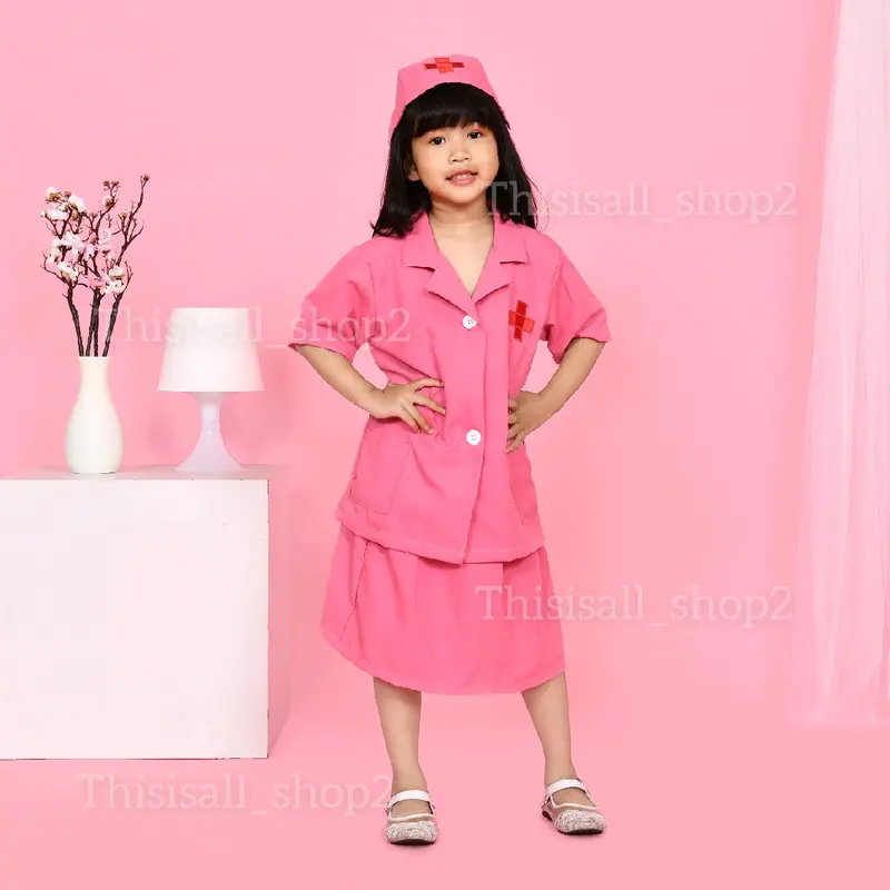 BAJU DOKTER ANAK / BAJU SUSTER ANAK / BAJU DOKTER Karakter Kartun Film/TV Fashion 1