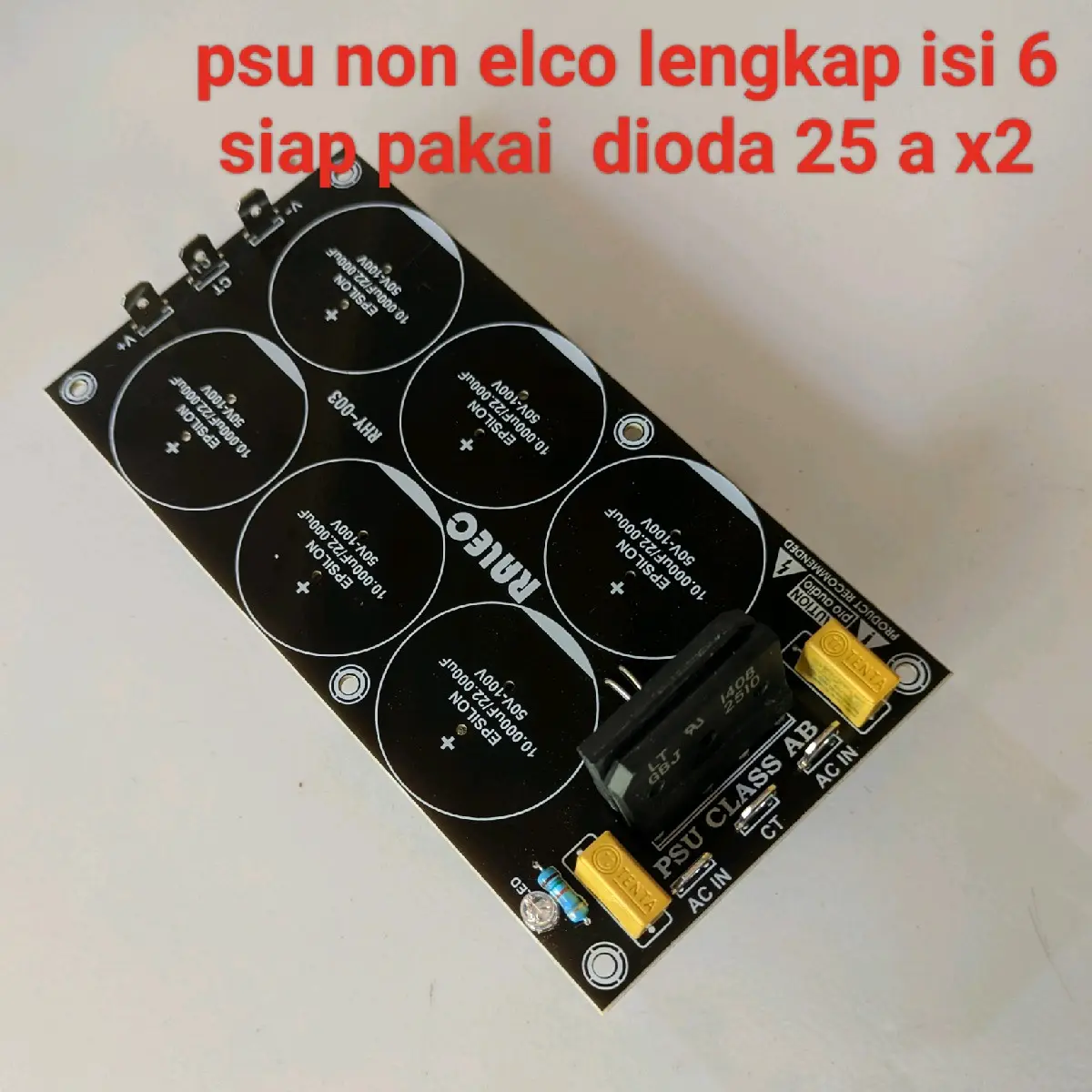 PSU non elco lengkap isi 6 siap pakai