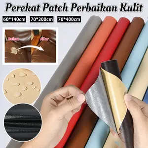COD 70CM*400CM/70CM*200CM/60CM*140CM Pengiriman gratis Tempat Lokal Fast Delivery Lem impor yang kuat Sticker Kulit Sofa Leather Repair Sticker Cover Perbaikan Kuli