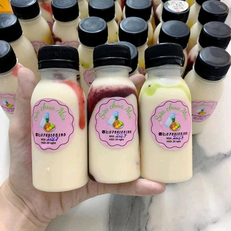 Combo 100c Chai nhựa 100ml tròn đựng trà sữa, sữa chua Đựng Đồ Ăn