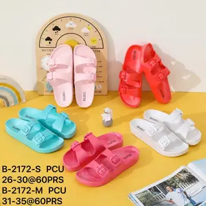 SANDAL SELOP BAN DUA ANAK JELLI PEREMPUAN TERBARU Kaki Karet