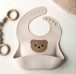 ULTRA Bib Silikon Bayi BPA Free Premium Celemek Makan Mpasi Portabel Korean