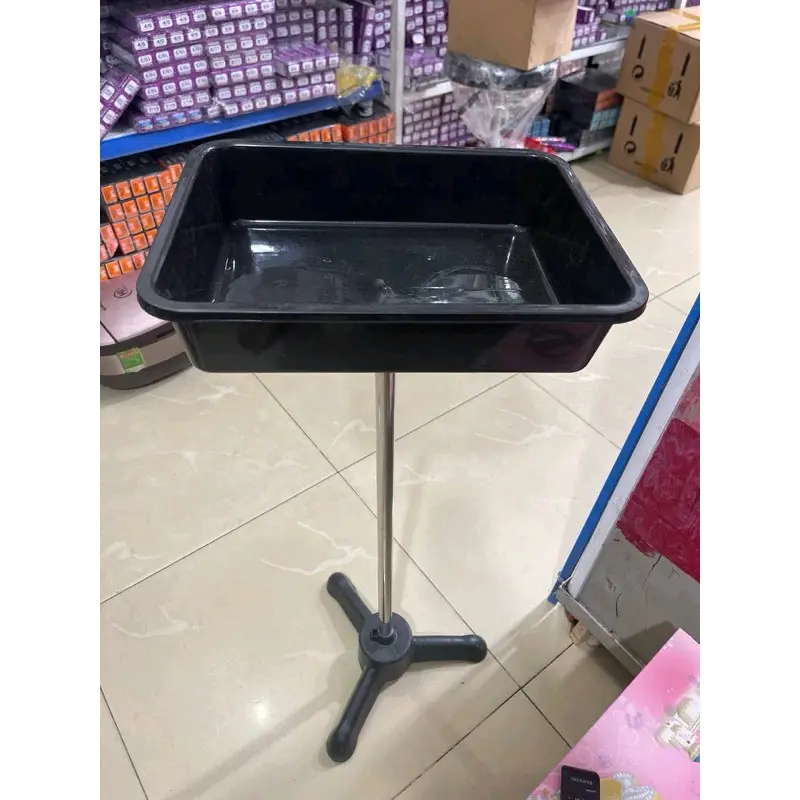 Chân Mâm nhựa đựng dụng tóc đế đỗ xi măng chắc chắn 0