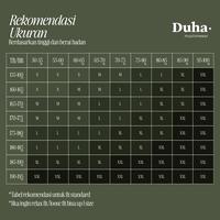 Gambar Baju Muslim Duha Muslimwear - Baraa Shirt Long Sleeve - Blue White Stripes dari Duha Muslim Wear Kota Tangerang 2 Tokopedia