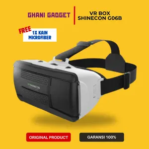 VR Box IMAX Giant Screen Virtual Reality Glasses Kacamata Metaverse Games Headset HP Smartphone Android iPhone iOS Universal - Shinecon G06B Original