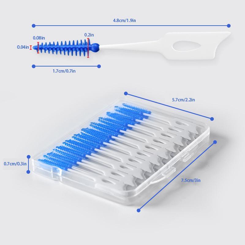 Comfort Dental Floss, Silicone Dental Flosses, Oral Care Gap Brush, Tooth Gap Cleaning Tool, Daily Oral Care Product 1