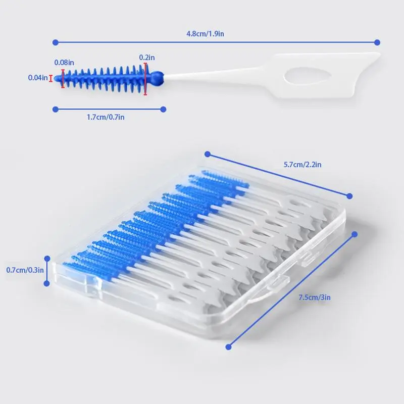 Comfort Dental Floss, Silicone Dental Flosses, Oral Care Gap Brush, Tooth Gap Cleaning Tool, Daily Oral Care Product 1