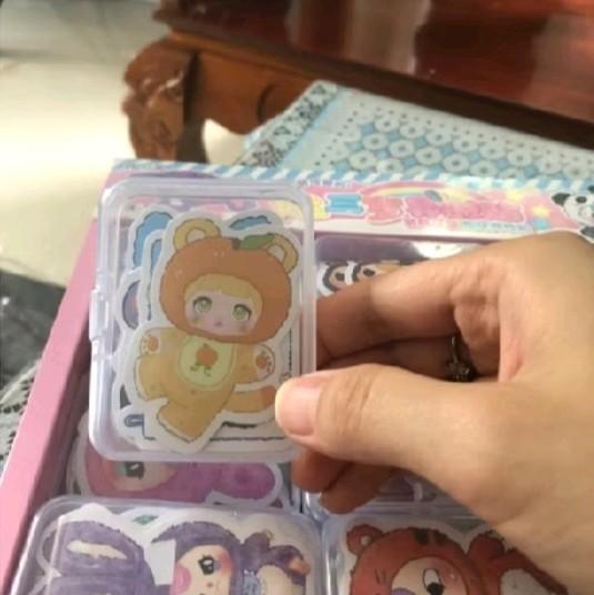 Hộp stiker babythree bé ba cả 4ver mix nhiều mẫu 5