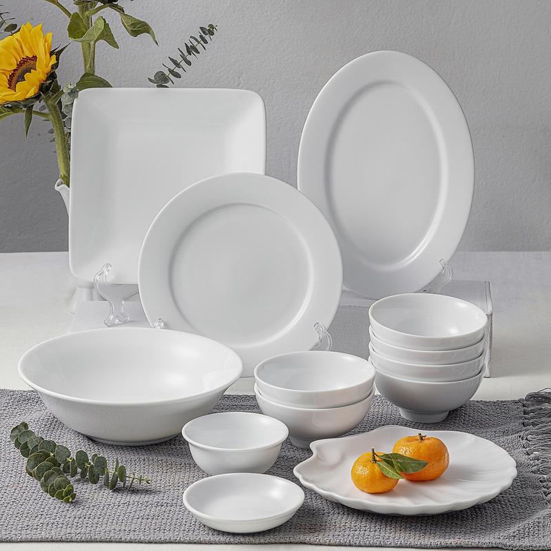Combo Hạnh Phúc - Bộ bát đĩa sứ quà tặng cao cấp Long Phương 0