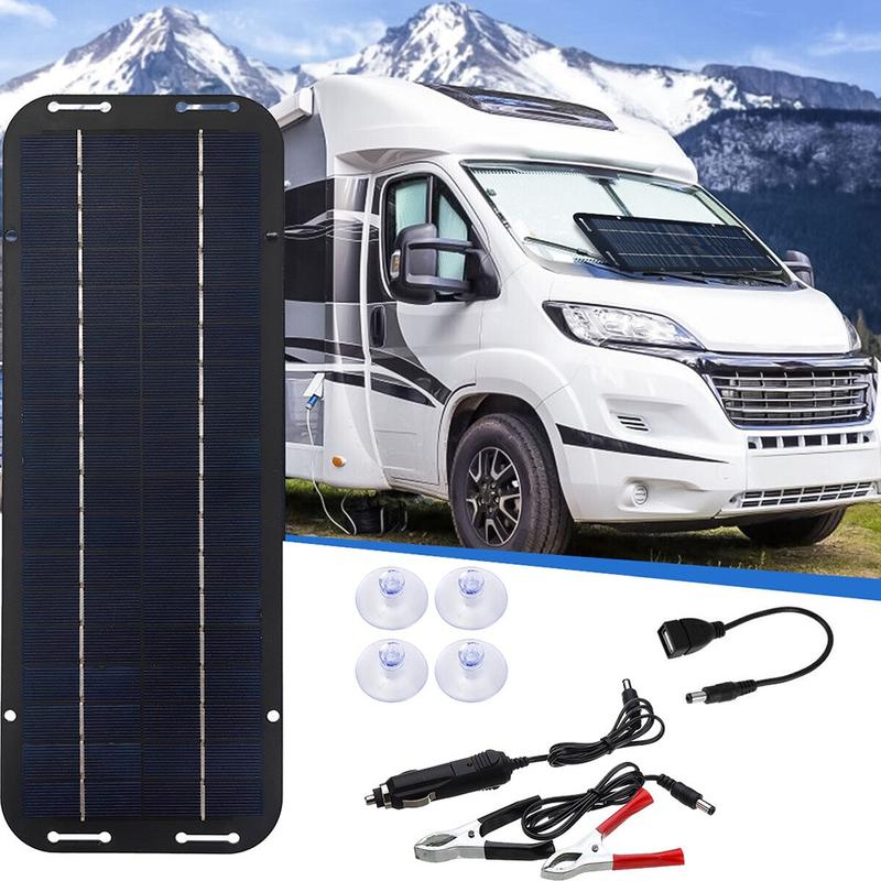 Premium 12V 30W IP65 Waterproof Solar Panel Kit for Reliable Trickle Charging 4