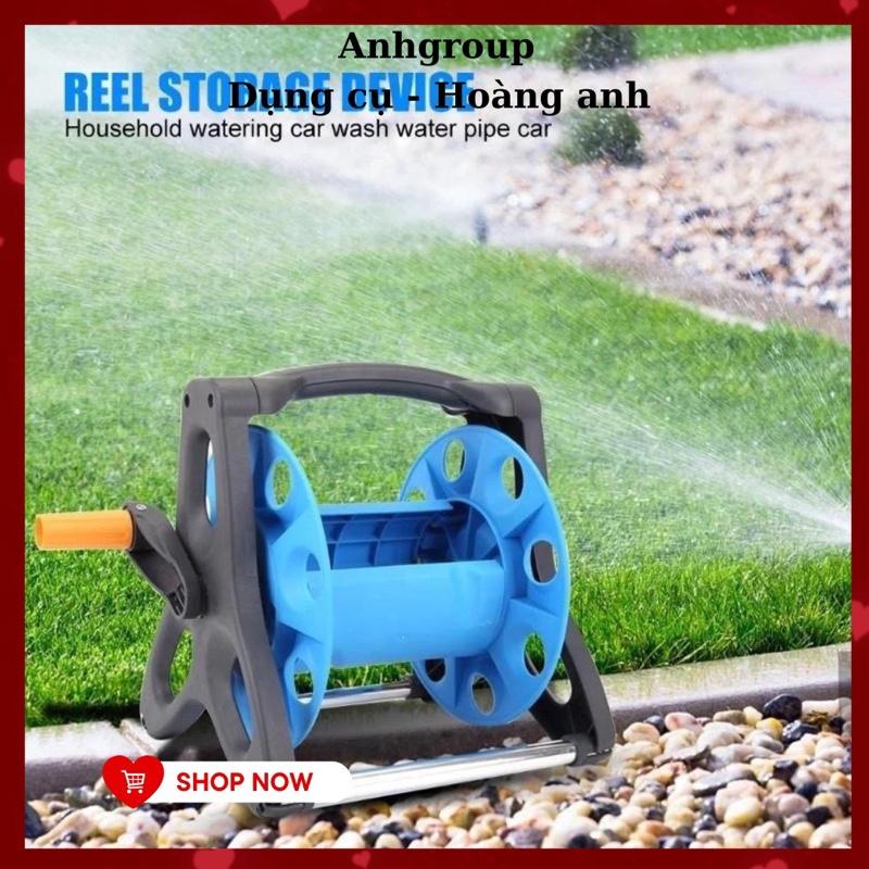 Bộ khung rulo hỗ trợ cuộn dây nước 35m, ống nước, vòi nước, dây bình bơm, dây điện và dây cáp