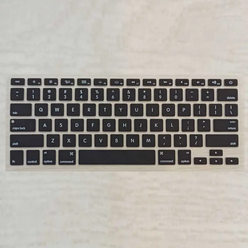 XSKN Silicone Keyboard Cover for Macbook Air 13/15 inch A1466 - RV89 Silikon 1