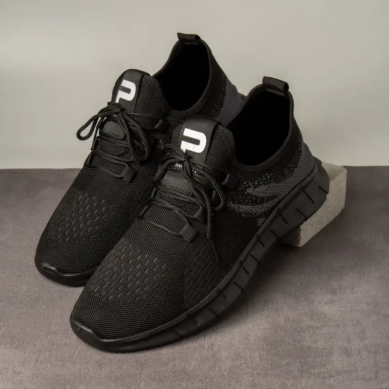 PAULMAY Sepatu Sneakers Pria Tokyo Series - Black Casual Shoes 0