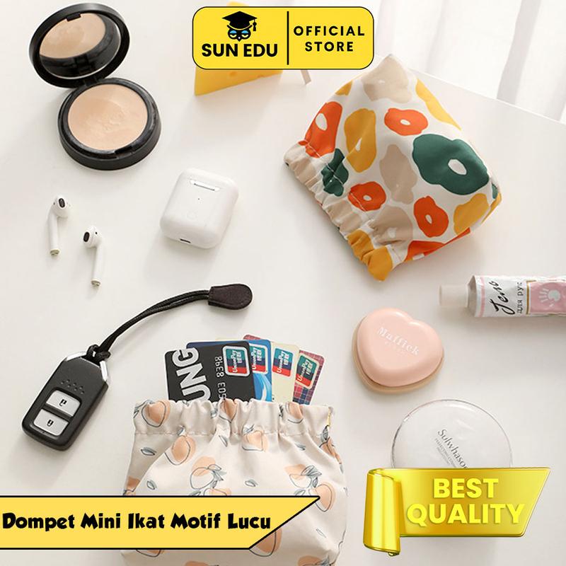 Tas pouch penyimpanan kosmetik mini/ Mini storage bag kabel earphone lipstik Wanita pouch  kosmetik pouch  skincare 5