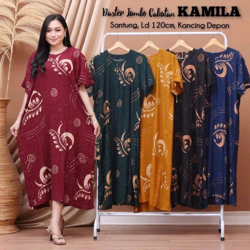 Daster Jumbo Rayon 100rb Dapat 3 Pcs Daster Wanita Busui Bumil Kancing Depan Bahan Rayon Nyaman 7