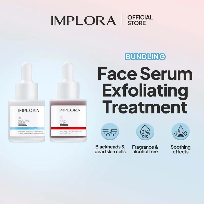 Implora Face Serum Exfoliating Treatment Set 1
