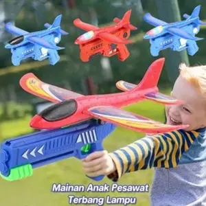 Mainan Anak Pesawat Terbang Lampu Mainan Anak Tembak Tembakan Pesawat Terbang Plane Mainan Pesawat Terbang Berlampu Mainan Anak Laki-laki Mainan Anak Perempuan