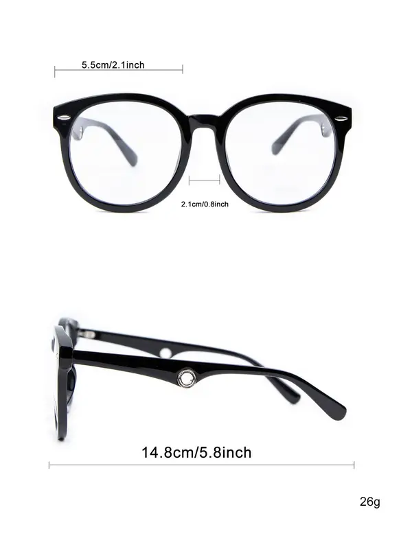 Fashionable Anti-blue Light  Glasses, Trendy All-match Eyeglasses for Everyday Use, Fashion Accessories for Outdoor Activities 1