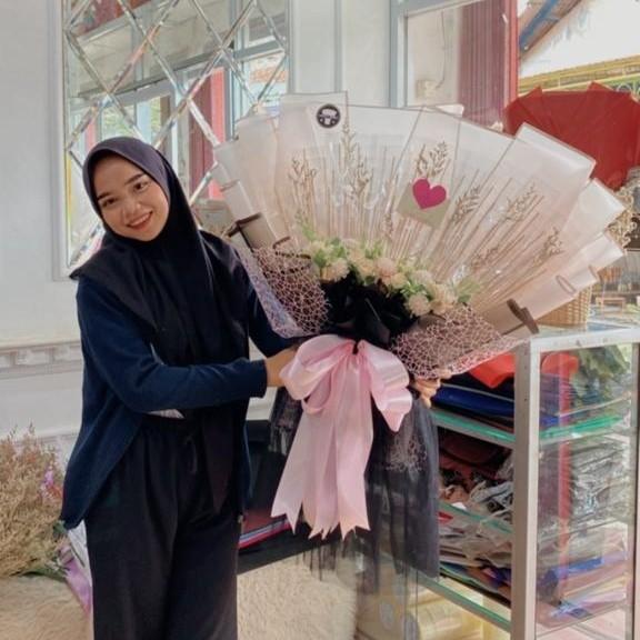 Buket Uang Kosong Tinggal Isi Praktis Hemat | Kerangka Bucket Kosongan Siap Isi | Untuk pecahan 2rb 5rb 10rb 20rb 50rb 75rb 100rb acara Wisuda Pelulusan Graduation Gift MONEY BOUQUET Hadiah