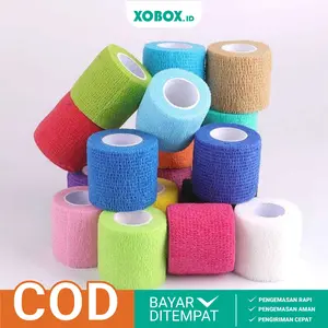 Finger Tape Wrist Tape Perban Elastis Pelindung Jari Perban Jari Sport Tape Warna Warni HM1052