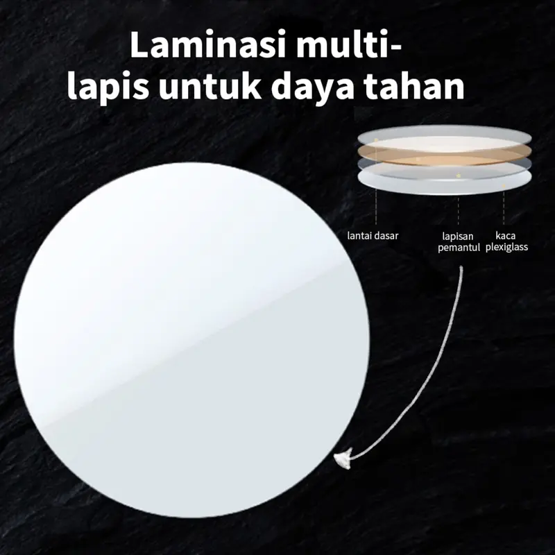 Kamera belakang ponsel baru HD cermin selfie reflektif cermin selfie magnetik belakang 4
