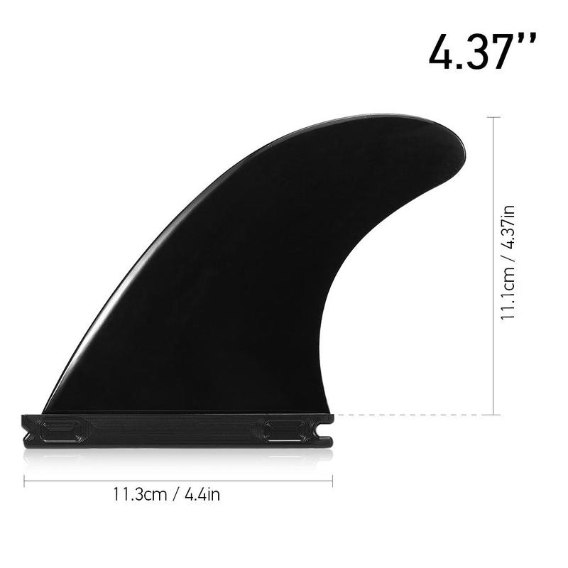 Product Introduction of Vịnh Tri Fin, Bộ 3, 4,37 ", Vịnh Tri Fin, Vây FCS, Thruster Vây Tương Lai 3 Gói, Thích Hợp Để Lướt Sóng 0