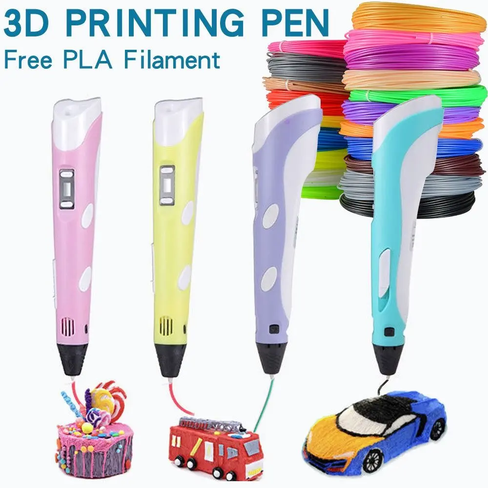 Stereocopic DIY Gifts Christmas Birthdy Gift Drawing Supplies 3D Pens Arts Printer 3D Printing Pen PLA Filament