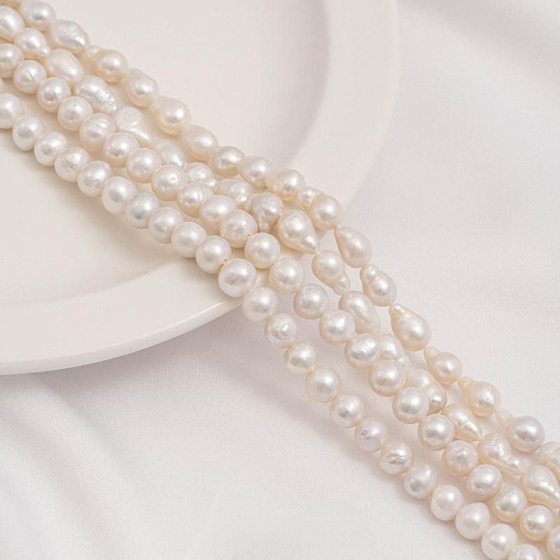 Product Introduction of Round bead, loose bead, 1 piece, wholesale, DIY, natural, fresh bead, irregular, irregular, baroque, water droplet bead, handmade, YY-88, material 8