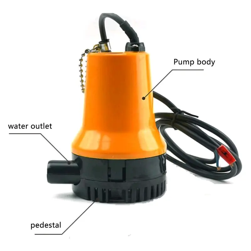 Pompa Air Celup Dc 12V Pompa Celup Dc 12 V  Kolam Sumur Bor 70 liter per menit Submersible Pump 3