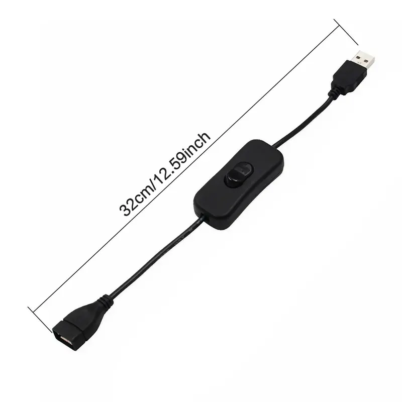 USB Extension Cable, USB to USB Cable with Switch, USB to USB Charging Cable 1