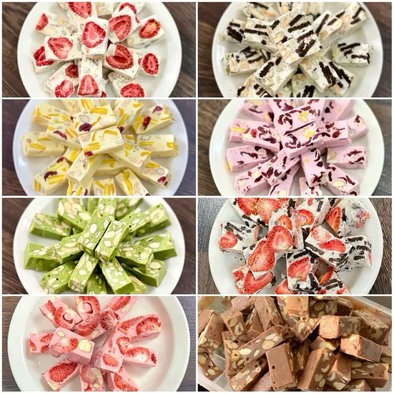 Kẹo Hạnh Phúc Ít Ngọt Mix 8 Vị Siêu Hạt, Hoa Quả Sấy. 0